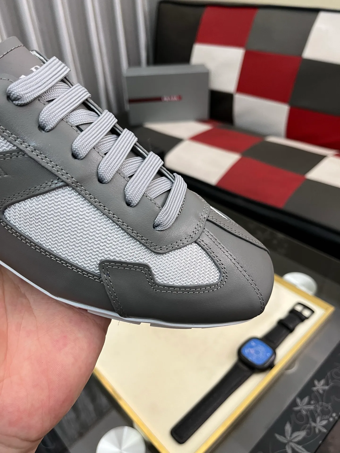 Men's men's shoes 💰458⌚️⌚️prada: new spring and summer casual shoes, sports sneakers, fabric: imported cowhide, lining: original lining, sole: original sole, size: 38-444️⃣colors available